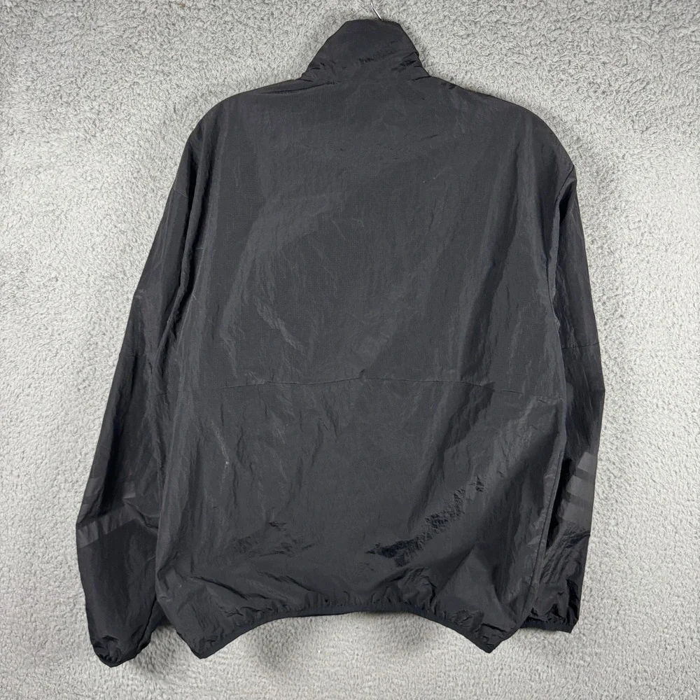 Adidas Future Icons 3-Stripes 1/2 Zip Windbreaker Jacket Men's Size Small Gym